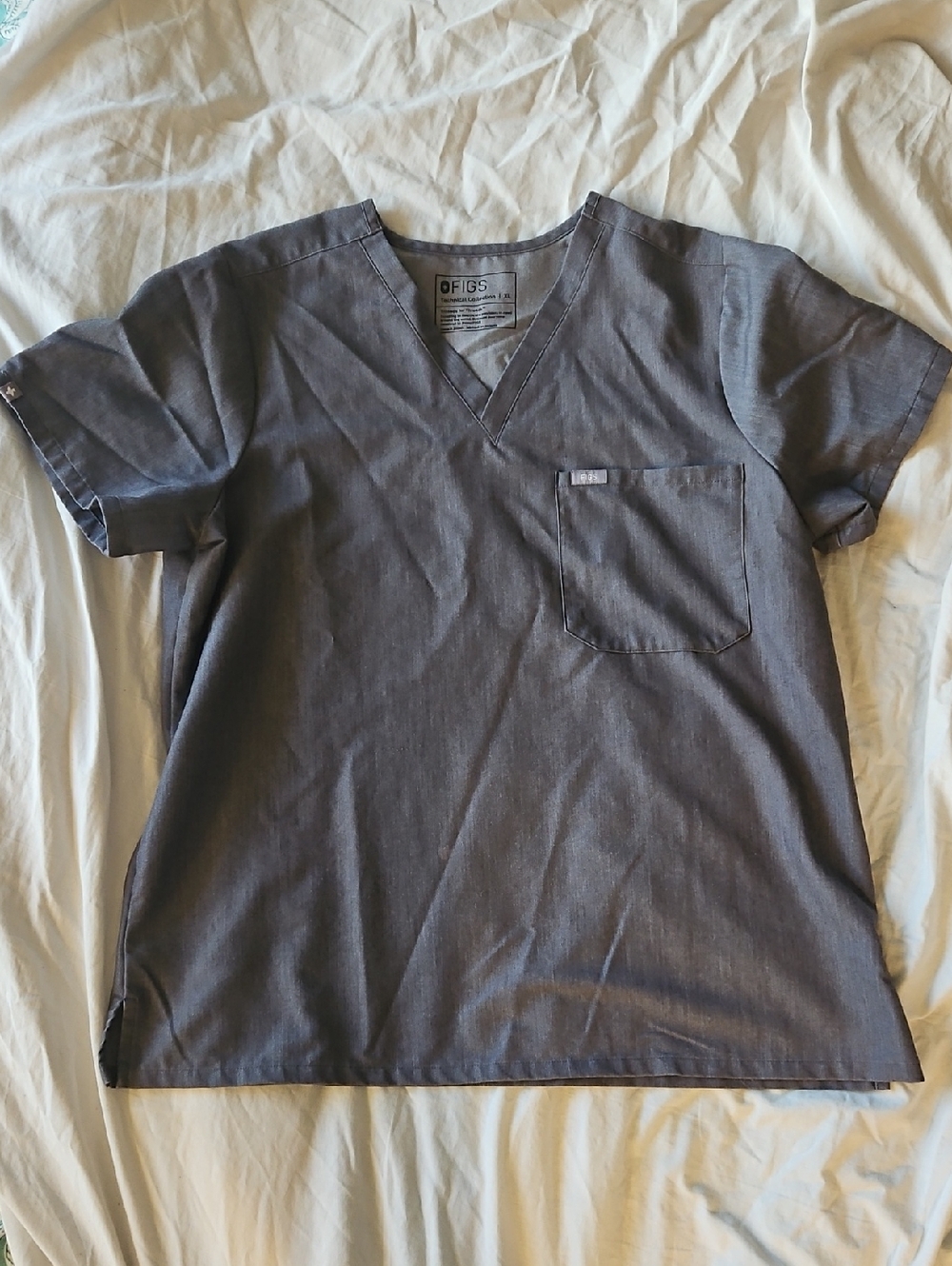 Figs Graphite Catarina Womens Scrub Top